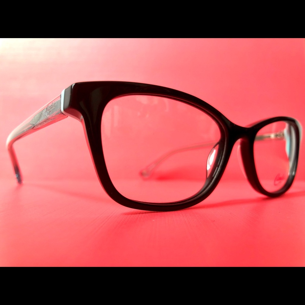 Candie’s Eyeglasses 0176 Shiny Black Grey clear